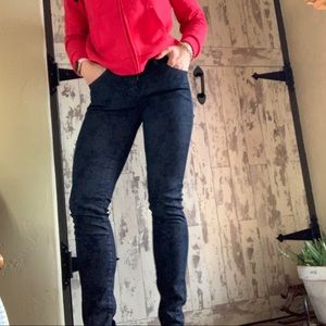 WRANGLER lace print skinny jeans